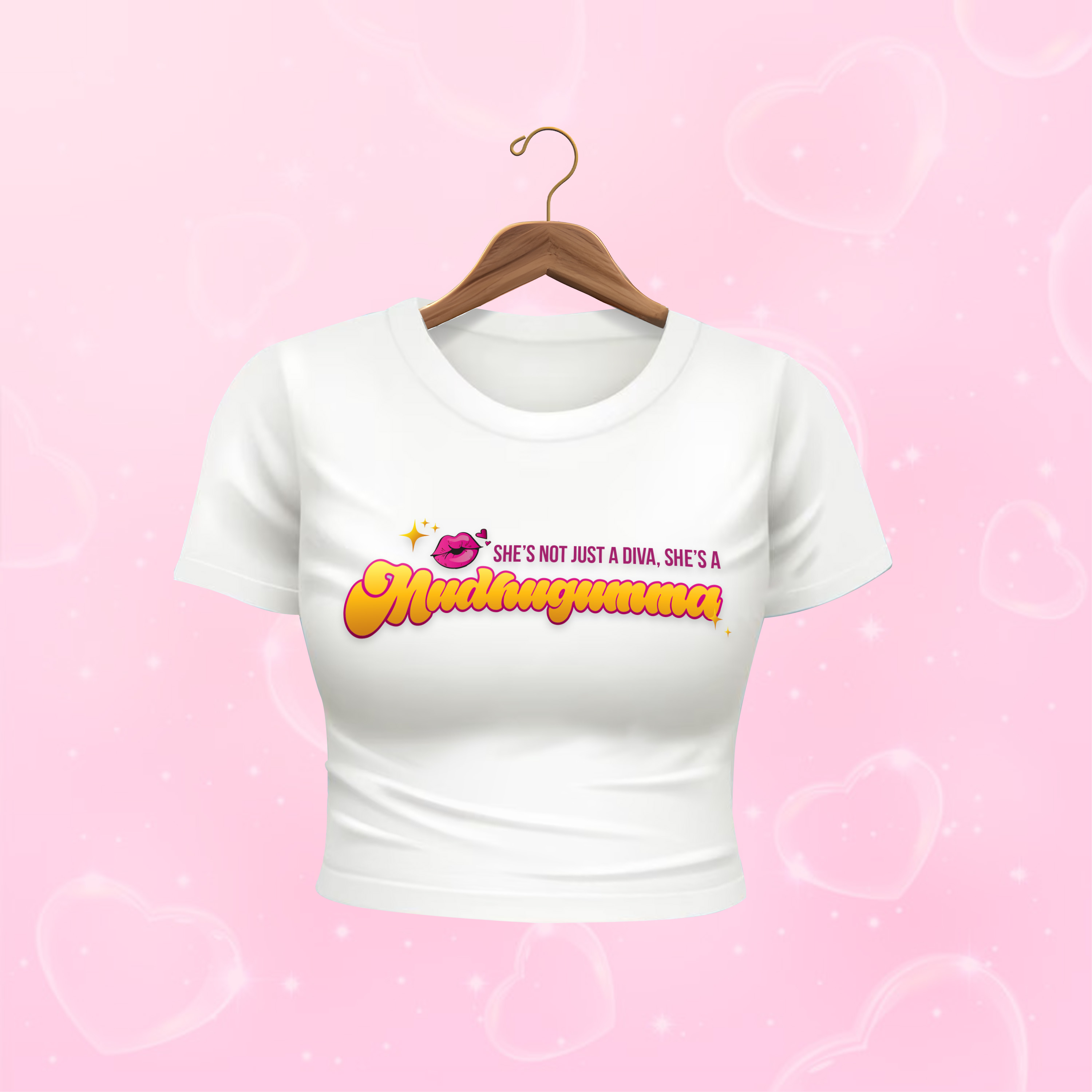 Muddhugumma – Diva's Edition Crop Top (Yellow)