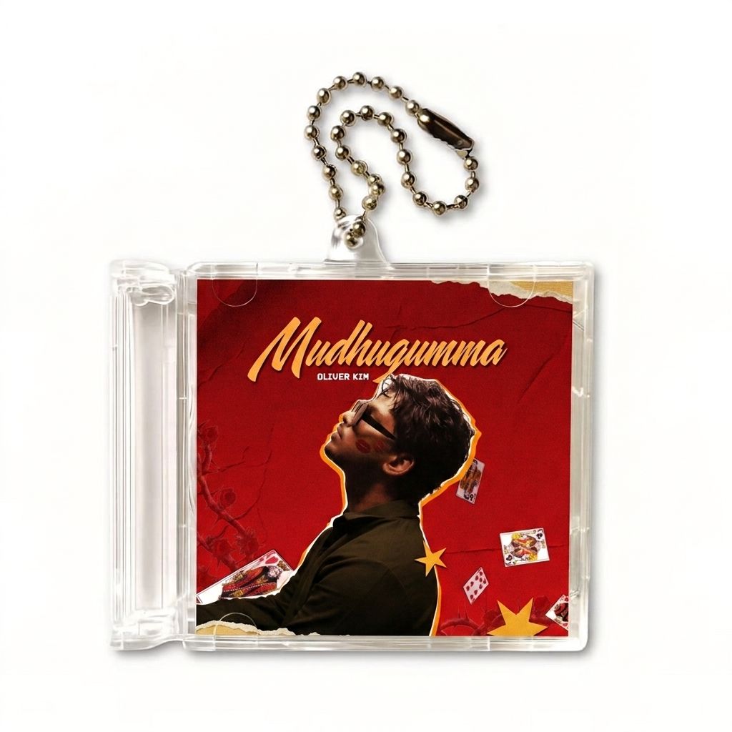 Muddhugumma NFC Enabled Mini CD Keychain